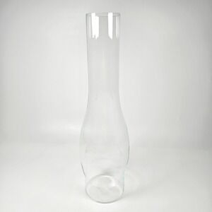 12" Clear Glass REPLACEMENT CHIMNEY Hurricane Lamp Chandelier Shade 3" Fitter